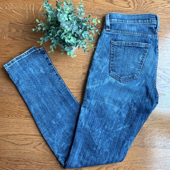 CURRENT/ELLIOTT The Ankle Skinny in Heartbreak Destroy skinny jeans (26) ✨ - Picture 1 of 12